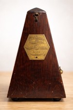 Working Vintage Seth Thomas Maelzel Metronome-Thomaston CT USA- Original Label