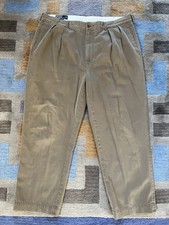 Polo Ralph Lauren Andrew Pant Chinos Brown Pleated Business Casual Men's 40x29