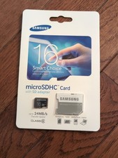 Samsung 16GB High Speed Class 10 MicroSDHC MicroSD Memory Card 34 MB/s Transfer