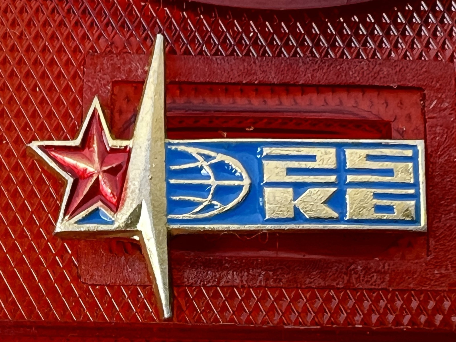 Set Medal and Badge of the Soviet Space Program 25 Years 1954-1979 Cosmonautics