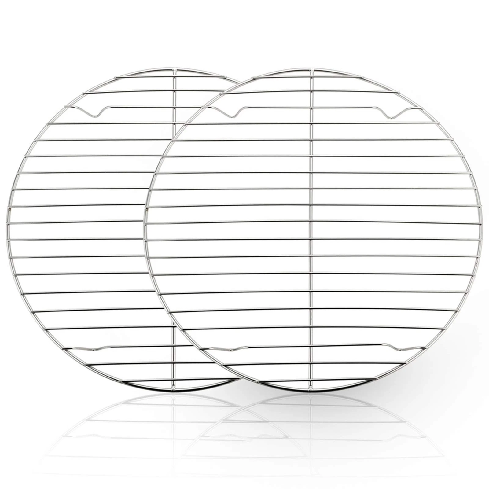 Round Cooling Rack Set of 2, 10½ Inch Round Wire Baking Steaming Roasting Rac...
Opens in a new wind
