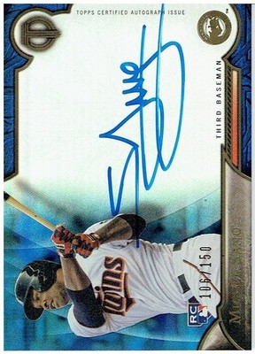 Miguel Sano 2016 Topps Tribute Autographs Blue #TAMSA 