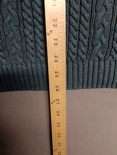 Vintage Izod Club Sweater Vest Mens L Vesper Golf Club Cable Knit Tennis Preppy - Picture 8 of 8