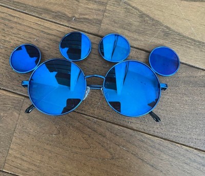 Tokyo Blue Round Mickey Mouse Sunglasses s-l400.jpg main image 3