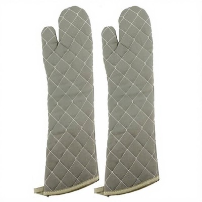 Linwnil Neu 1 Paar Hitzebeständige Ofenhandschuhe Baumwolle M, 23'' Olivbraun 