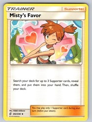 Misty's Favor 202/236 Unified Minds Uncommon Trainer