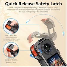 Insta360 X5 Aluminum Protective Case with Quick Release Lock