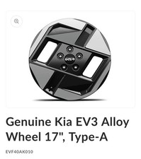 Kia Ev3 17" alloy wheel – Type A, bicolour, 7.0Jx17. This genuine