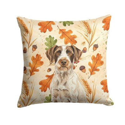 Carolines Treasures WDK7849PW1414 14 x 14 in. Liver & White German Wirehaired...