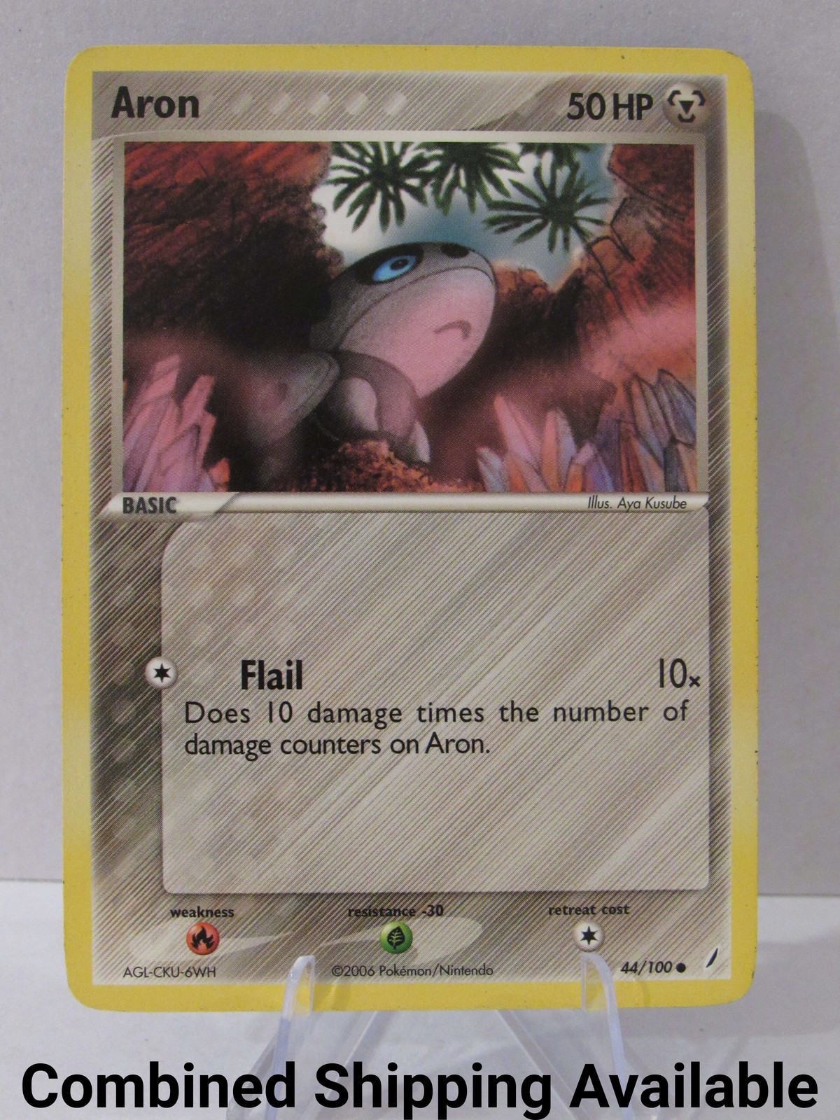 Aron 44/100 Crystal Guardians NM English 11286