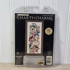 Dimensions Charts  Charms Welcoming Friends Vintage Cross Stitch 72542 RETIRED