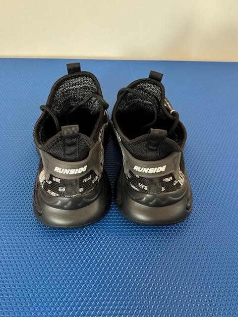 Runside Unisex Lace Up Tennis Shoes for Walking and Running Big Kid Size 5