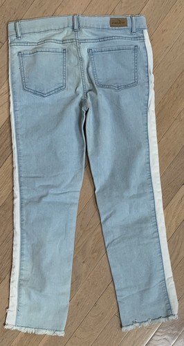Lot Of 2 Girl's Size 12 Denim Jeans Jordache Super Skinny Pockets Black and Blue - Picture 4 of 18