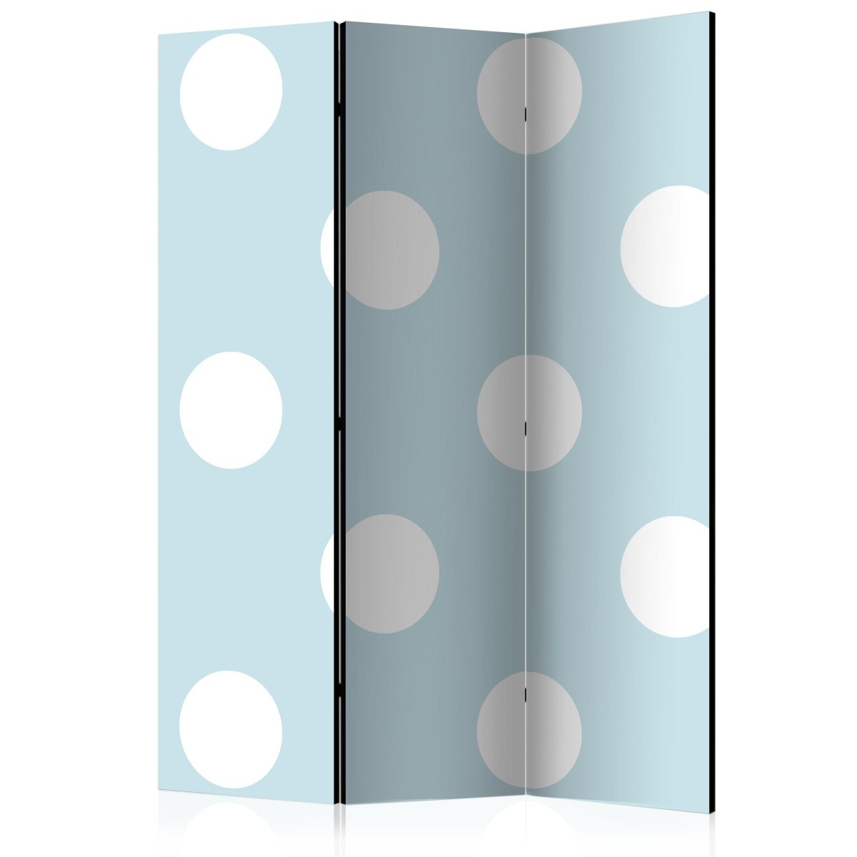 Paravent 3 volets Blue Sweetness 135x172cm avec impression HD sur toile