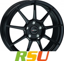 Autec Typ CR - ClubRacing EVO schwarz 9x17" ET30 LK5 120 ML 72.6 Alufelgen 17...