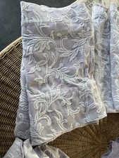 Lilac Damask King Size Set includes bedspread, two shams, skirt and valances