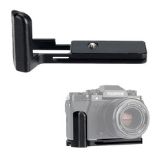 JJC MHG-XT5 Solid Metal Hand Grip Secure Handle Bracket For Fuji X-T5, Black
