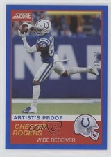 2019 Score Artist Proof 30/35 Chester Rogers #59 0i4k