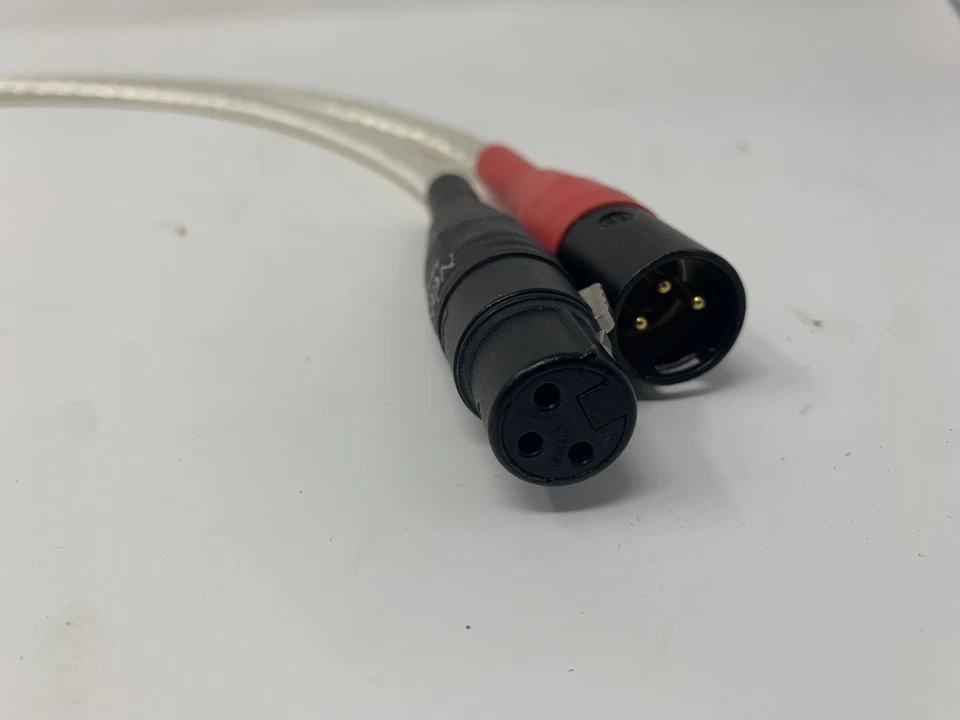 Audio: Nordost Valhalla 1 XLR Cables 24 inches Pair Balanced Interconnects - Image 4 of 4