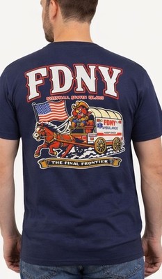Fdny Ems Station 23 Final Frontier T Shirt. Size M