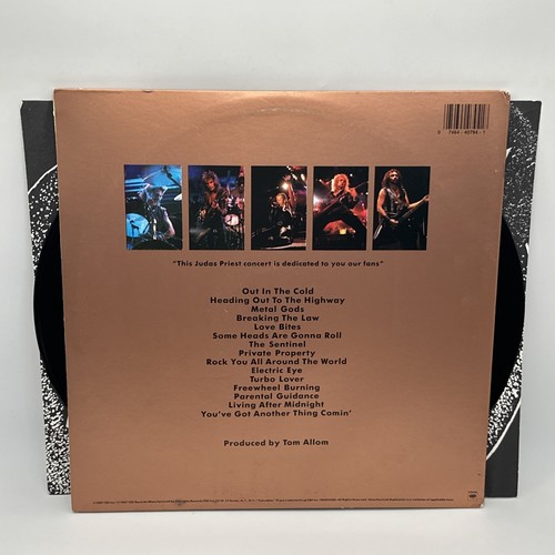 Judas Priest - Priest Live - 1987 US 1st Press Album (NM) Ultrasonic Clean - Picture 2 of 9