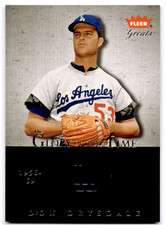 2004 Fleer Greats of the Game DON DRYSDALE Glory of Their Time #14 #'d /1962