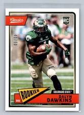 2018 Panini Classics #NNO Dalyn Dawkins Blank Back #/50