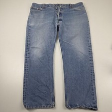 Vintage Levis 501xx Jeans Mens Fits 40x29 Blue Denim Button Fly Made USA 90s