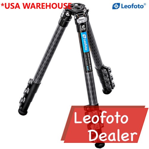 Leofoto LSR-284C Tripod Light Weight Carbon Fiber Flip Lock for Camera - Picture 1 of 13