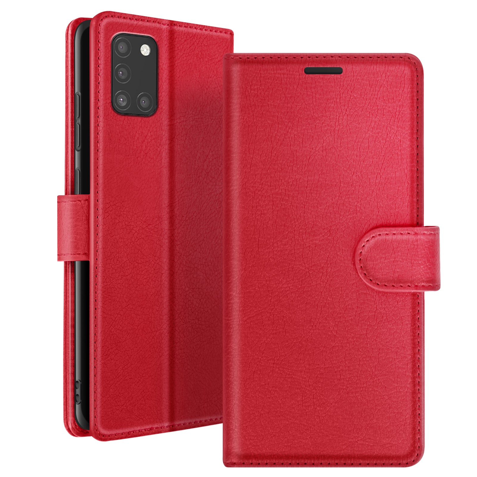 Housse tablette A31 rouge Zanaé dotée d'un support clapet ajustable