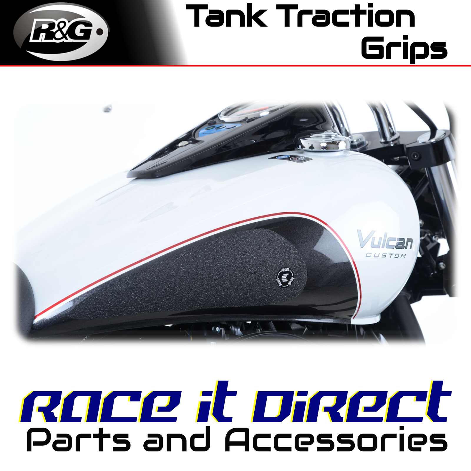 R&G - EZRG428BL - Tank Traction Grips
