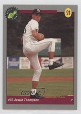 1991 Classic Draft Picks Justin Thompson #28 0f6