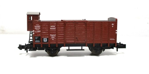 Minitrix N offener Güterwagen m. Bremserhaus 5516 aus Set 11030/1030 DRG (5699H) | Zustand: Gebraucht
