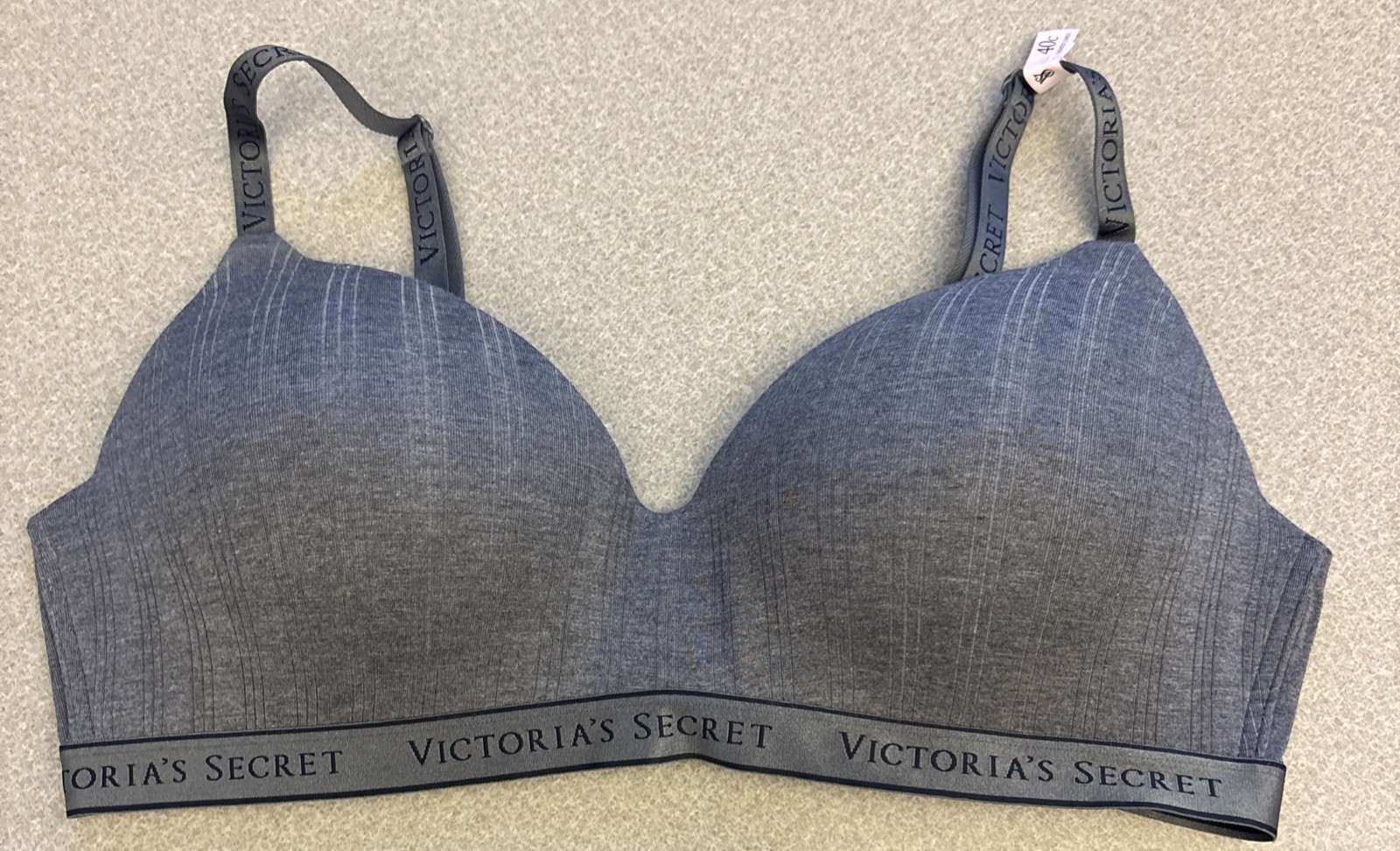Victoria Secret Ultra-Fine Modal Lightly Lined Wireless Bra. Grey. 40C.  NWT.