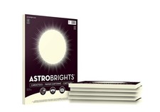 Astrobrights Colored Cardstock 8.5x11 Cream 65lb 300 Sheets for Crafts, Print