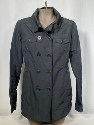Hurley Lightweight Gray Winchester Rain Jacket Women's SMALL