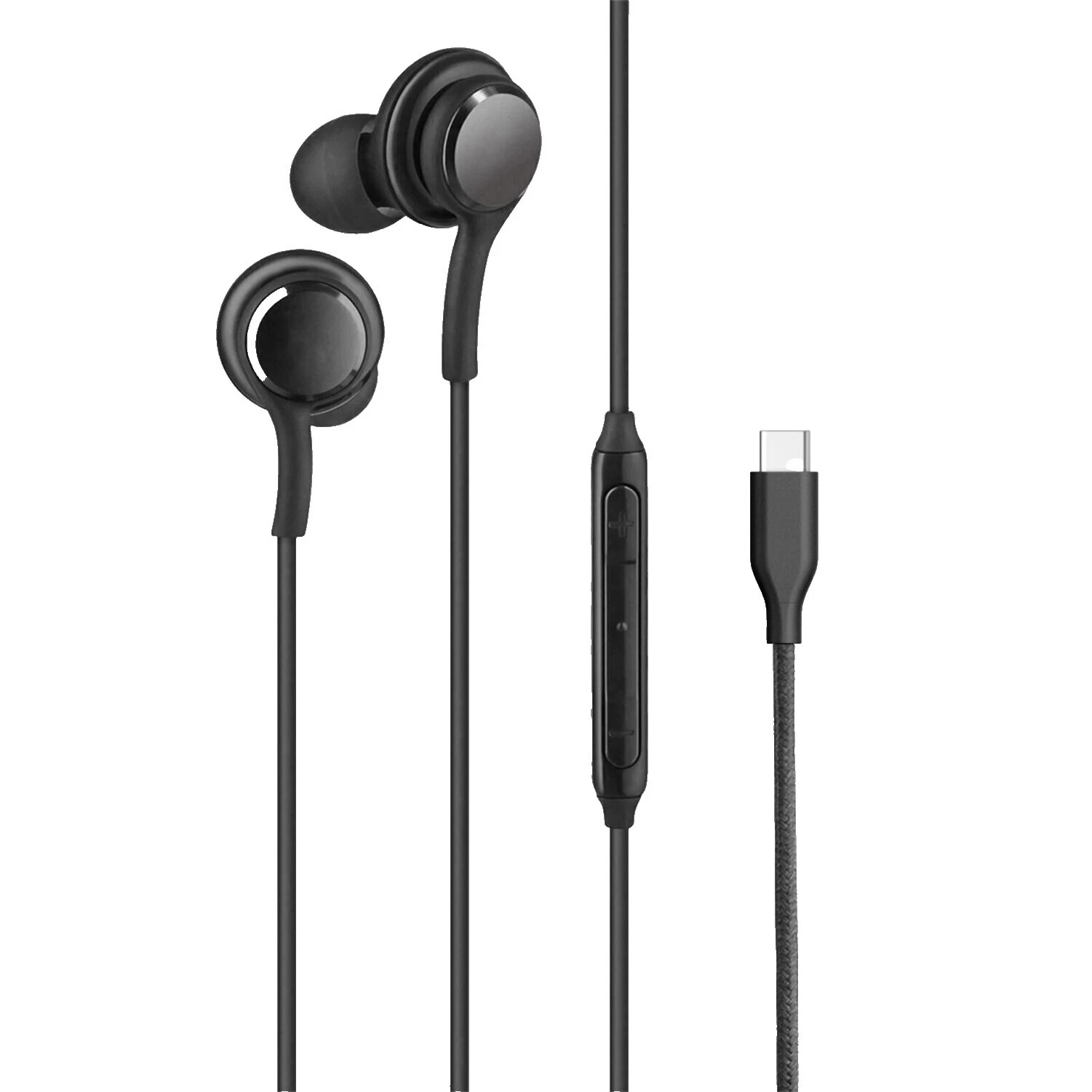 Black Cell Phone Headsets USB-C