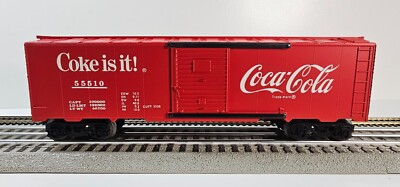 Coca-Cola Coke Is It! (C) Box Car #55510 KMT Frank's Roundhouse 0 Gauge New
