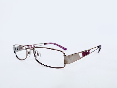 Versace Versus Silver Metal Rectangular Glasses Pink Temples MOD7057 49 17 135
