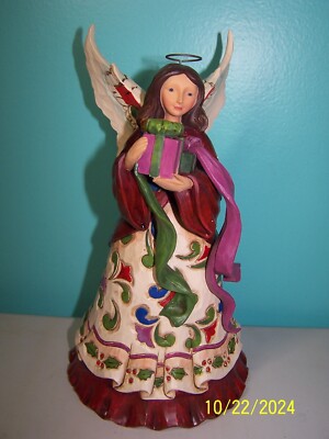 Jim Shore  - Angel bearing gifts - A Giving Spirit has No End - 404973FD