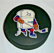 VINTAGE MILWAUKEE ADMIRALS HOCKEY PUCK  NICE PAINTED PUCK AMERICAN HOCKEY LEAGUE