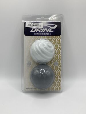 Brine - Lacrosse Training Balls 2 Pack - Super Screw Ball & Weighted Ball
