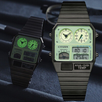 Citizen JG2147-85X Luminous Ana-Digi Temperature Chronograph