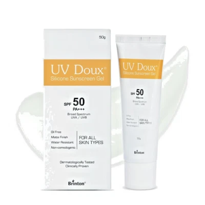 Brinton UV Doux Silicone Sunscreen Gel with SPF 50&PA+++ 👍👌50gm