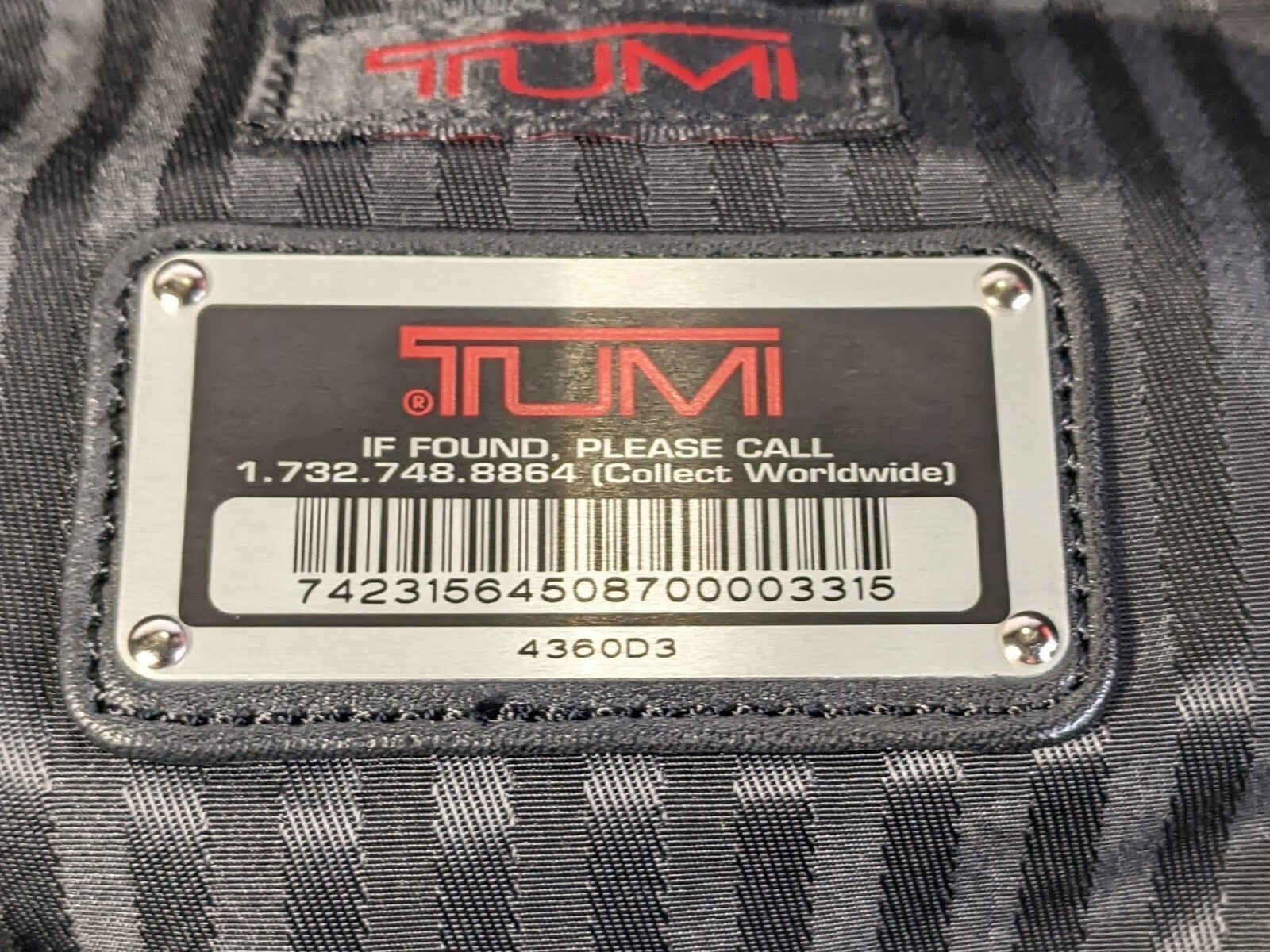 Tumi Travel Satchel Black FXT Ballistic Nylon Duffel Bag eBay