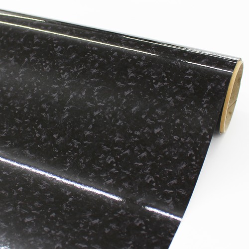 Auto Folie 5cm Glänzend Schwarz - Selbstklebend Für Individuelles Design