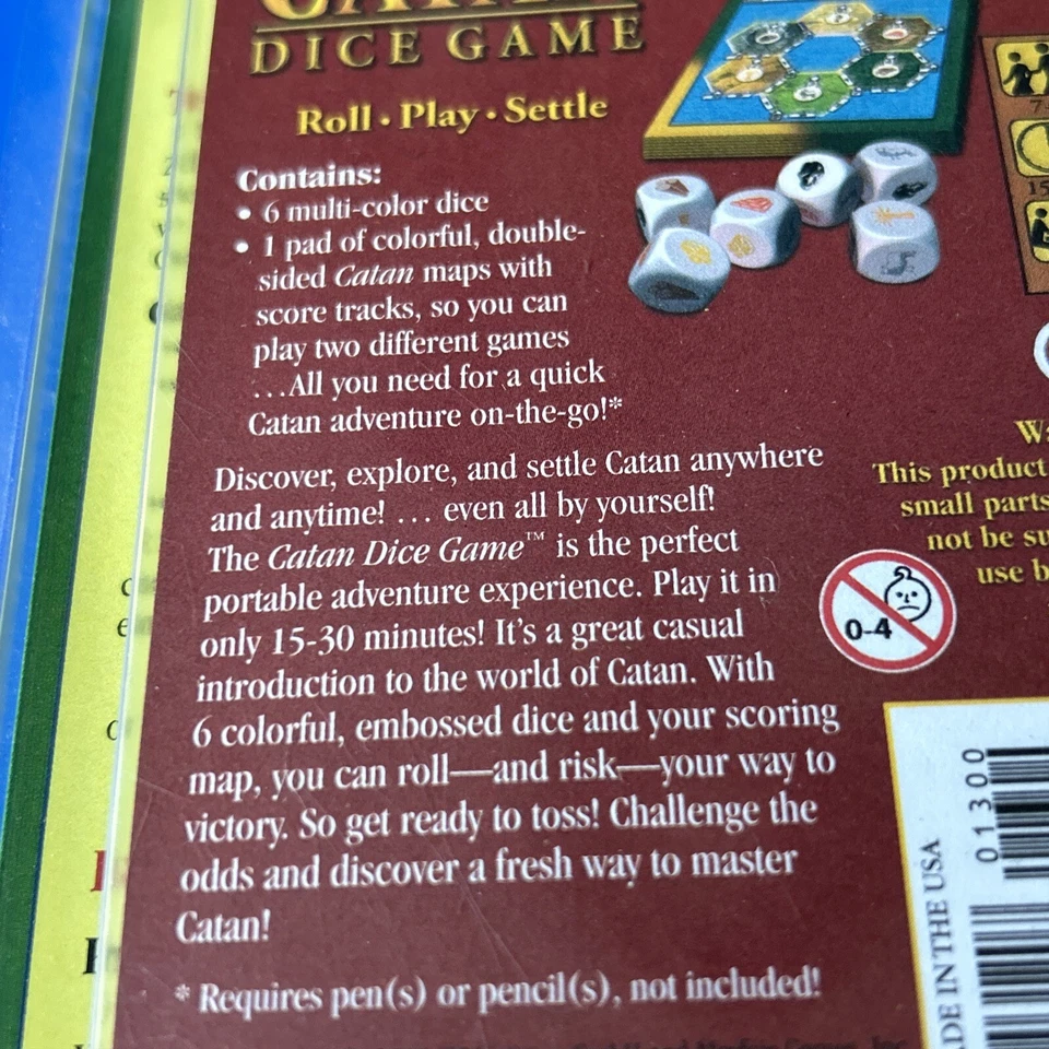 New Catan Dice Game Settlers of Catan Klaus Teuber  - Image 4 of 4