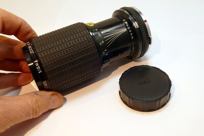 SIGMA 70-210mm F4 レンズ Sigma 70-210mm f4.5 lens for Olympus OM with Haze (AS IS Parts or