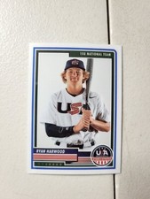 2023 Panini Stars & Stripes USA Baseball #29 Ryan Harwood NM Free Shipping