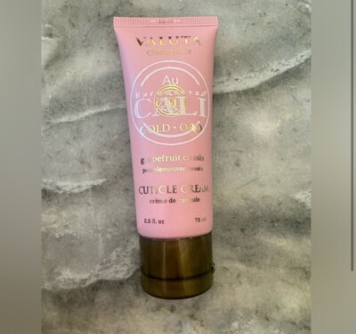 NEW Valuta Currency Gold Grapefruit Cassis Cuticle Cream 2.5 oz/75ml